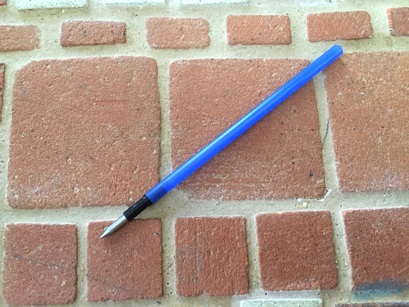 フリクションボールペンの空の芯